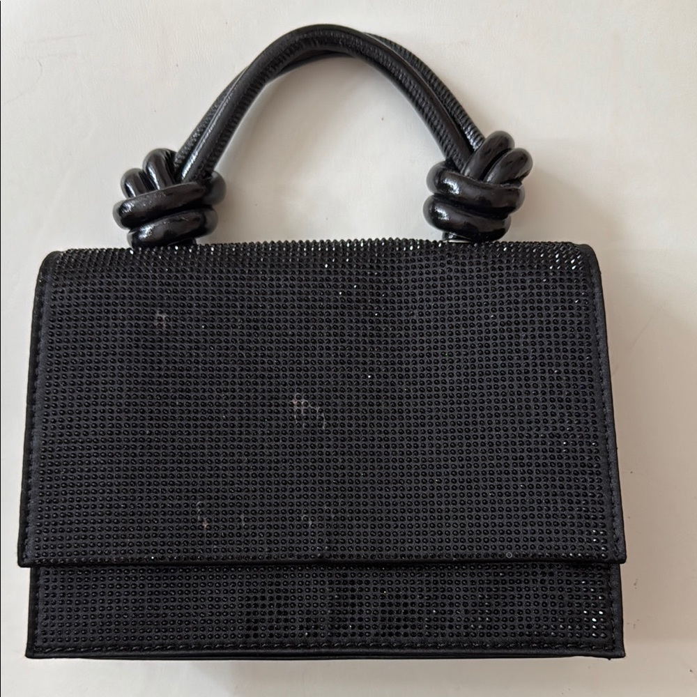 Studded  Black mini Handbag